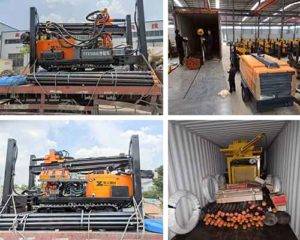 Package and Transportation of FYX-180 Crawler Water Well Drilling Equipment