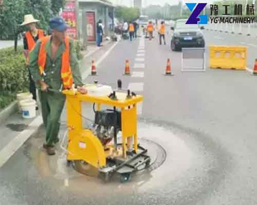 Application of Road Circle Cutting Machine