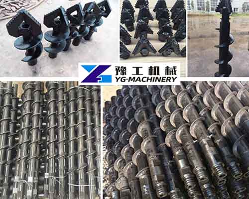 Drill Bits and Pipes of DTH Drilling Machine