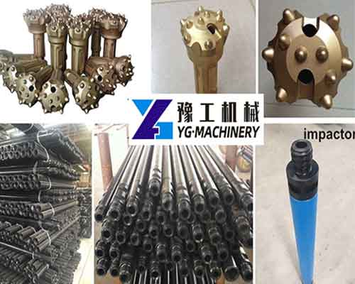 Parts of DTH Drilling Machine