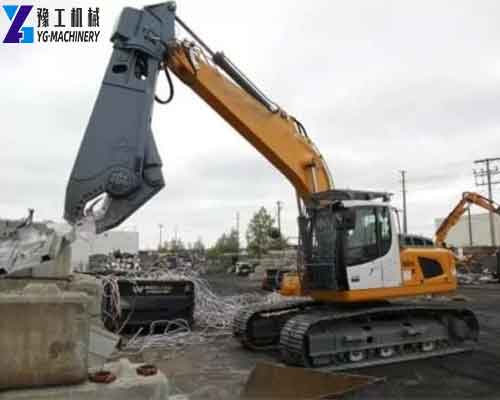 Excavator Demolition Hydraulic Shear