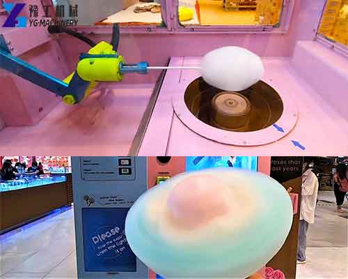 Cotton Candy Making Process