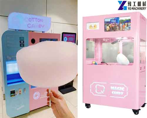 Flower Cotton Candy Vending Machine