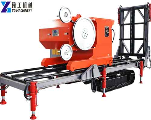 Lifting Lowering Mobile Crawler Wire Saw Machine