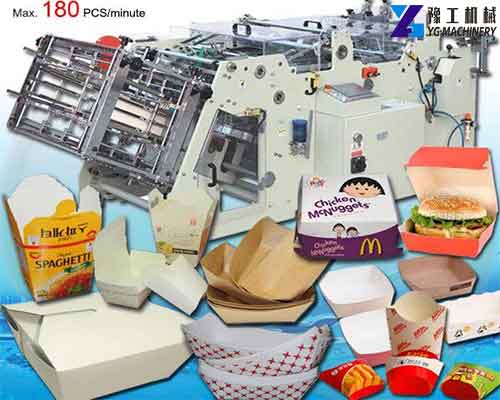 Paper Lunch Box Making Machine