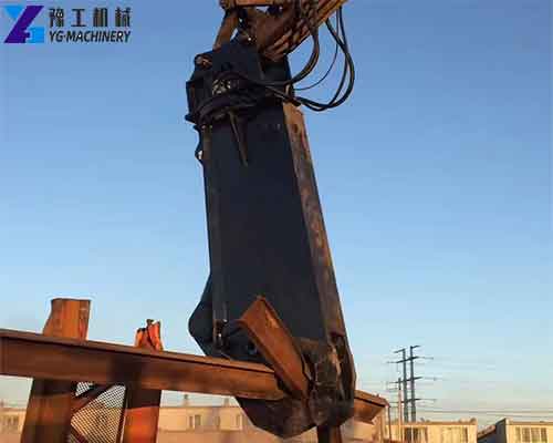 Application of YG Excavator Hydraulic Shear