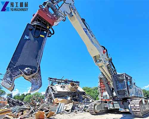 Excavator Demolition Shear