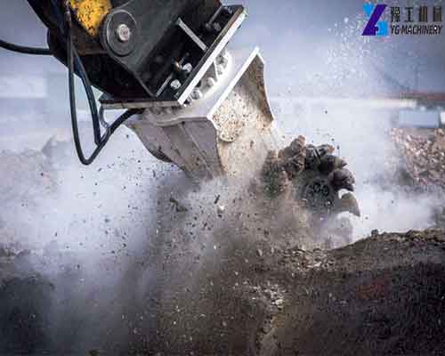 Application of Excavator Drum Cutter