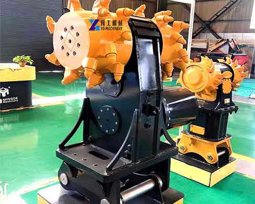 Excavator Drum Cutter Machine