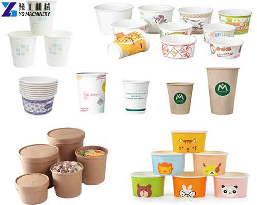 YG Best Selling Automatic Paper Cup Making Machine Hollow Ripple Coffee  Double Wall 3D Paper Cup Maker Equipment Customized Line