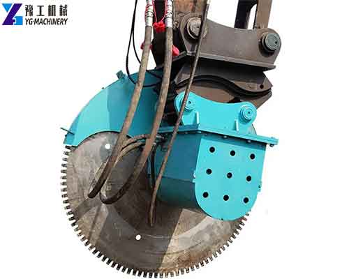 Excavator Rock Saw