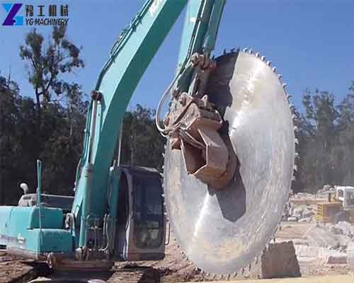 Rock Saw Attachment for Excavator