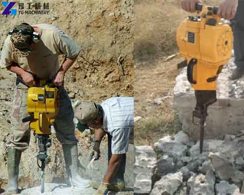 Application of Gasoline Rock Drill