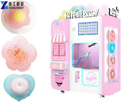 Flower Cotton Candy Vending Machine