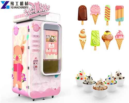 Soft Serve Ice Cream Vending Machine