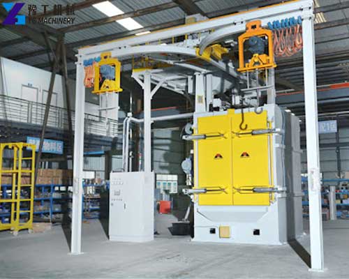 fully automatic hanger shot blasting machine