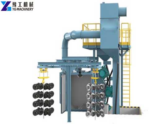 hanger shot blasting machine