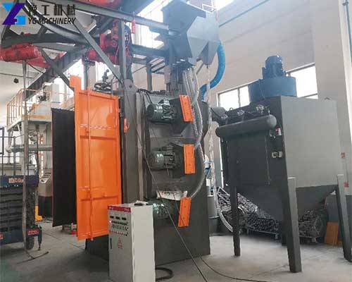 spinner hanger blast machine