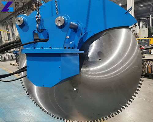 YG rock saw attachment for excavator