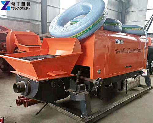 concrete mixer pump machine price