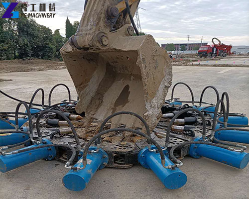 pile breaking machine