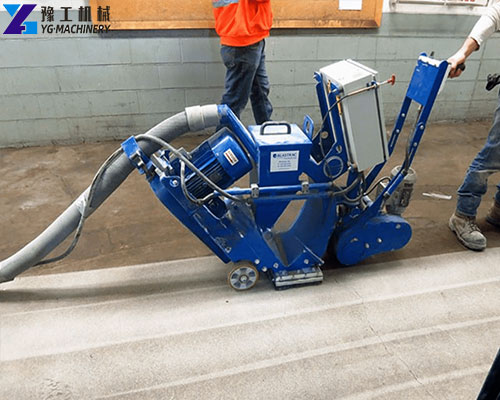 concrete blasting machine