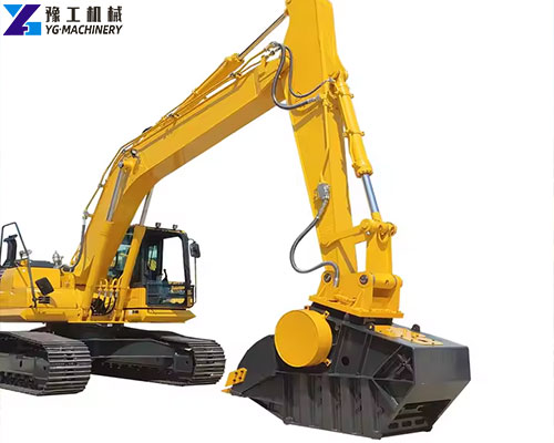 crusher attachment for excavator