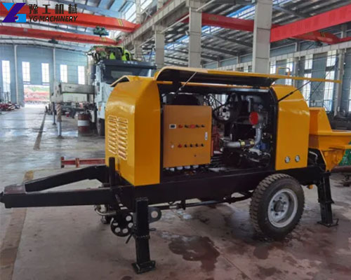 electric cement grout pump
