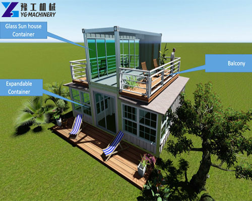 expandable shipping container house