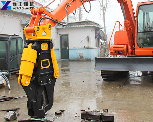 metal shear excavator