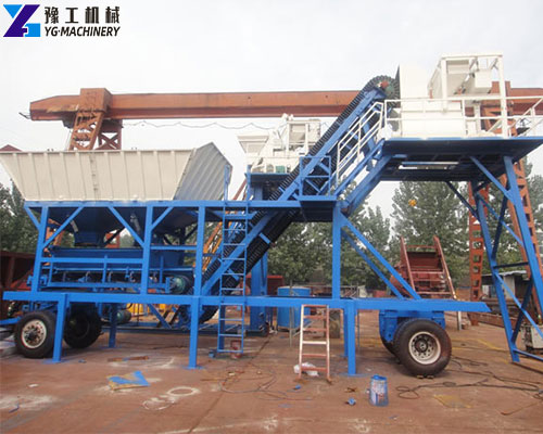 mini mobile concrete batching plant