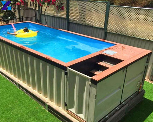 pools made out of shipping containers