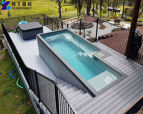 shipping container pool cost