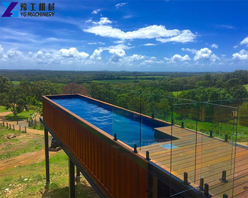 shipping container swimming pool