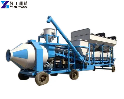 small portable concrete batch plant