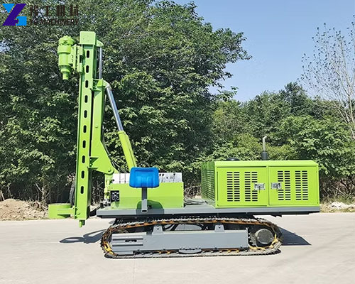 solar pile driver