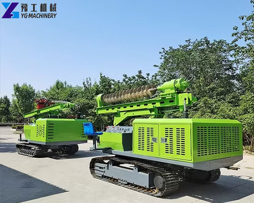 solar piling machine