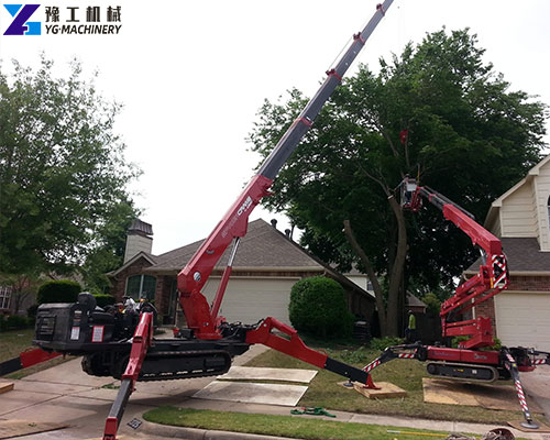 tracked mini crane
