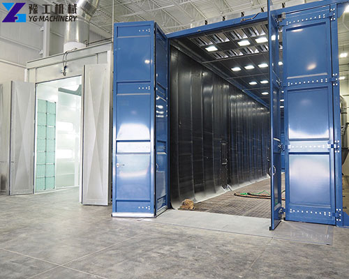 container sandblasting room
