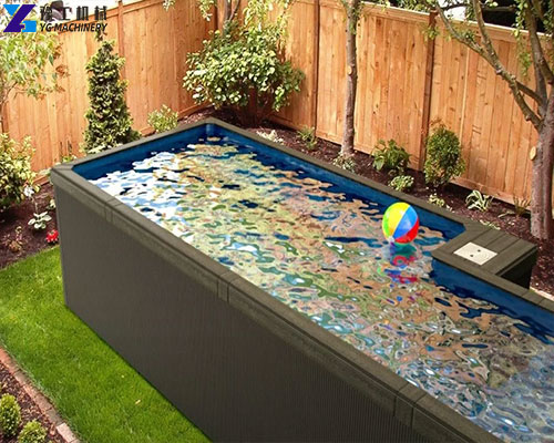 above ground shipping container pool cost