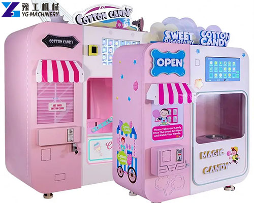 automatic cotton candy vending machine