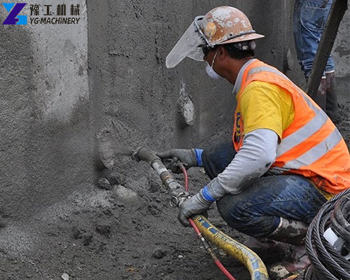 cement mortar spray machine