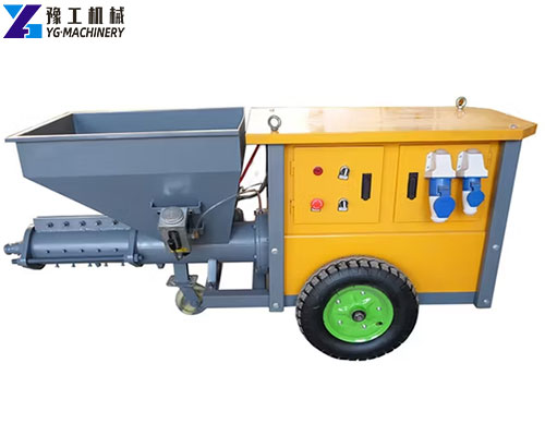 cement plaster spray machine price
