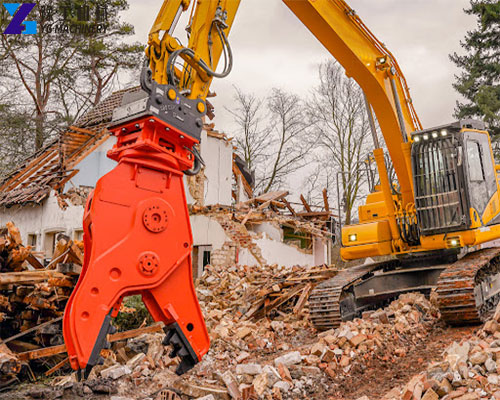 concrete pulverizer for excavator
