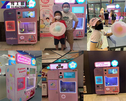 cotton candy vending machine business