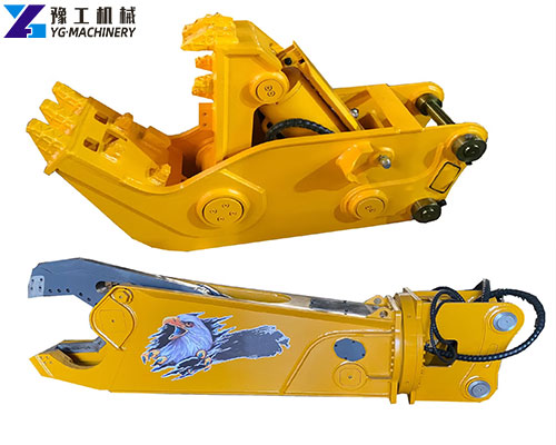 excavator with scrap shear for sale