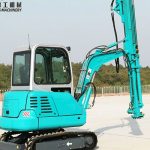 ground screw pile driver