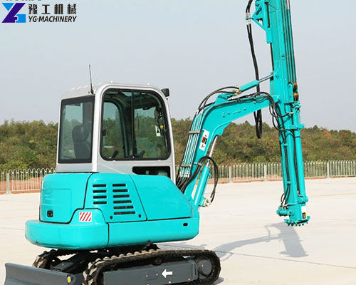 ground screw pile driver