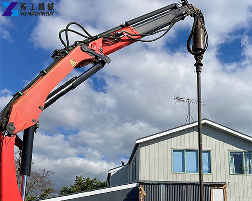 helical pile driver attachment