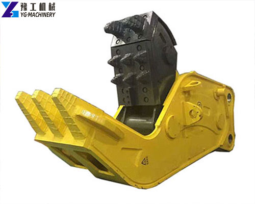 hydraulic concrete pulverizer for excavator